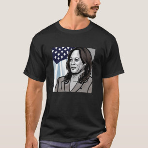 Karikatur von Kamala Harris Political T-Shirt