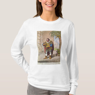 Karikatur von Pizarro erwägend T-Shirt