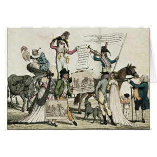 Karikatur von Quakendoktoren, die Impfstoffe