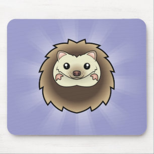 Karikatur Zwergigel Mousepad