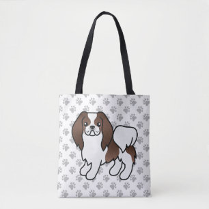 Karikaturenhund und -pfähle tasche