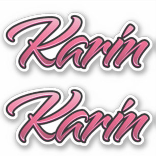 Karin faded rose Autocollants
