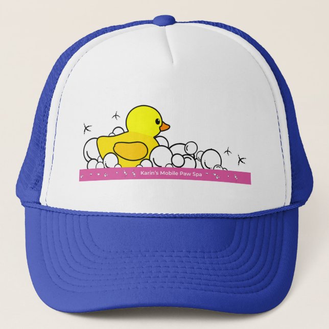 Karin's Mobile Paw Wellness-Center Trucker Hat Truckerkappe (Vorderseite)