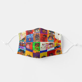KarinsArt - Gemälde aus Patchwork Mund-Nasen-Maske Aus Stoff
