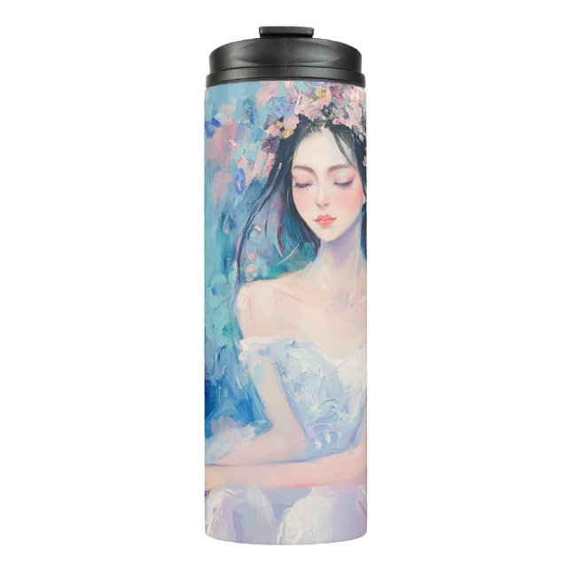 Karissa - Pop der Farbe - Thermal Tumbler Thermosbecher (Vorderseite)