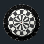 Karkohle, grau und weiß dartscheibe<br><div class="desc">Karkohle Grau Schwarz und Weiß Dart Board</div>