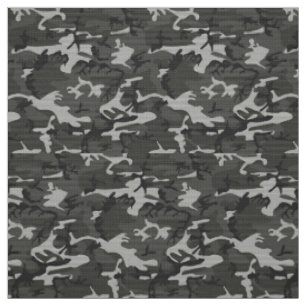 Karkohle Gray Camouflage Stoff