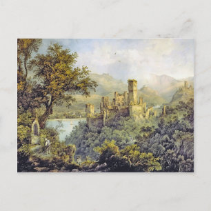 Karl Bodmer - Burg Stolzenfels, im Schloss Lahneck Postkarte