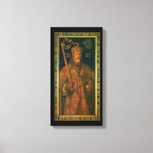 Karl der Große dehnte Leinwand-Druck aus Leinwanddruck