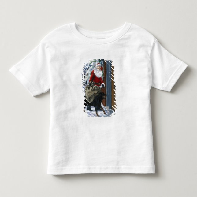 Karl, der Weihnachtsmann von hilft <Carl's Kleinkind T-shirt (Vorderseite)