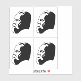 Karl Marx, Communism, Socialism, Soviet Union Aufkleber