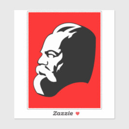 Karl Marx, Communism, Socialism, Soviet Union Aufkleber