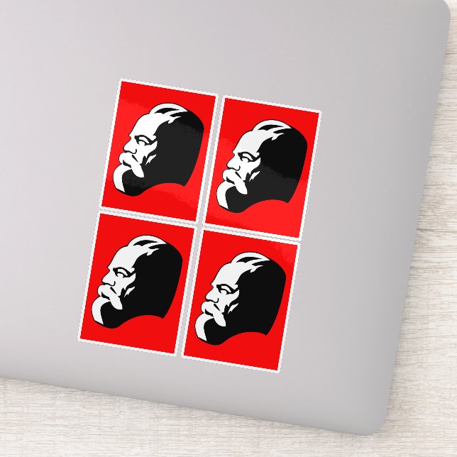 Karl Marx, Communism, Socialism, Soviet Union Aufkleber (Detail)