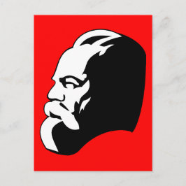 Karl Marx, Communism, Socialism, Soviet Union Postkarte