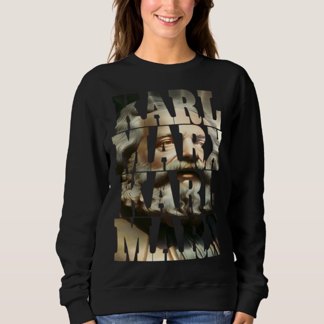 Karl Marx communist cool Marx  1 Sweatshirt (Vorderseite)