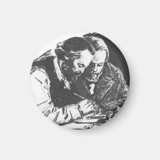 Karl Marx et Friedrich Engels Magnet