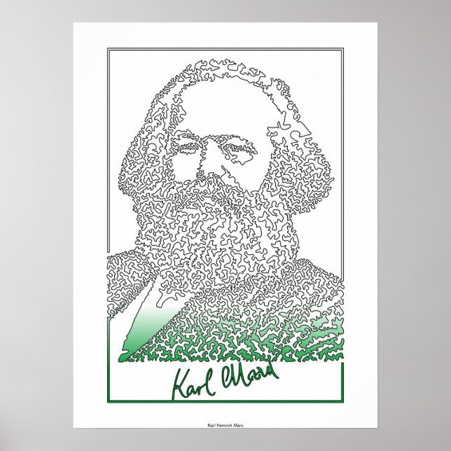 Karl Marx. German philosopher and economist [003] Poster (Vorne)