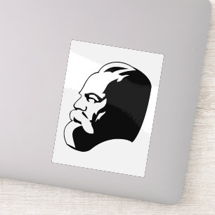 Karl Marx, Kommunismus, Sozialismus, Sowjetunion Aufkleber