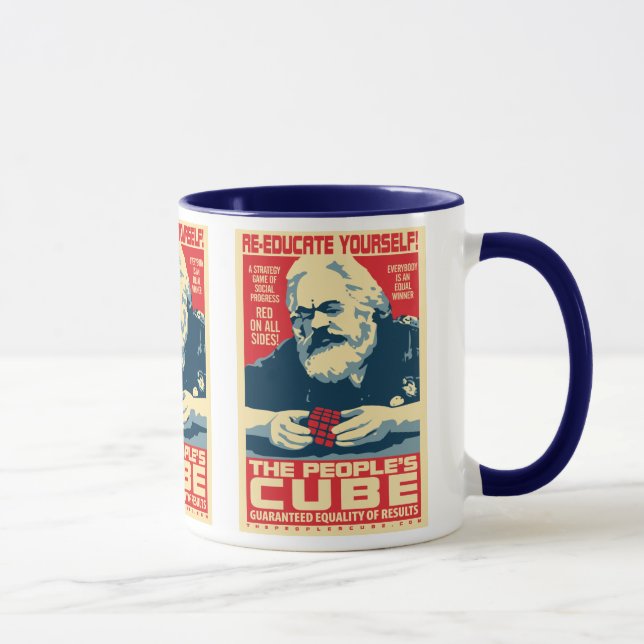 Karl Marx - le cube des personnes : Tasse d'OHP (Droite)