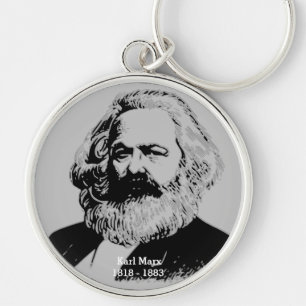 Karl Marx Porteclés rond premium - grand