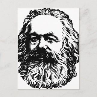 Karl Marx Postkarte
