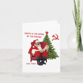 Karl Marx Santa Karte