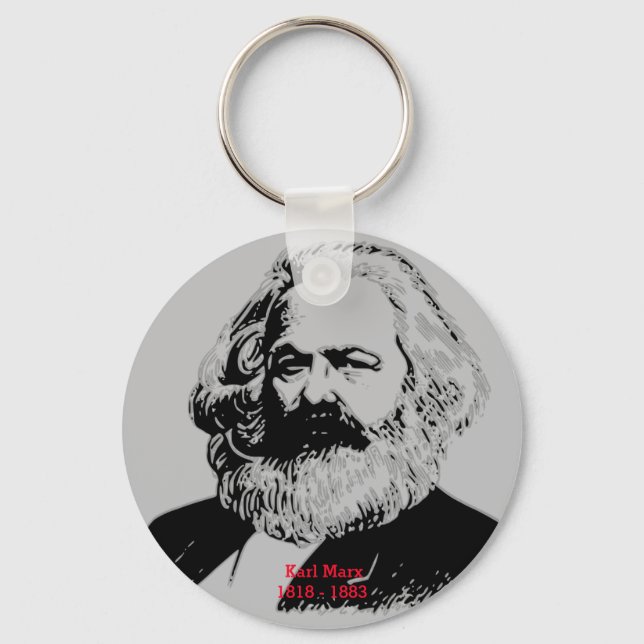 Karl Marx Schlüsselanhänger (Vorderseite)