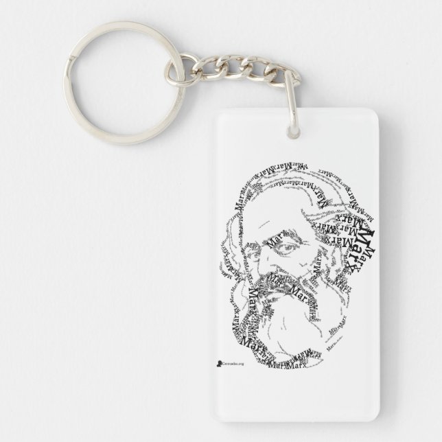 Karl Marx Schlüsselanhänger (Vorderseite)