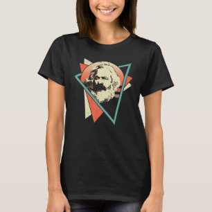Karl Marx Sozialistischer Sozialismus Kommunismus T-Shirt