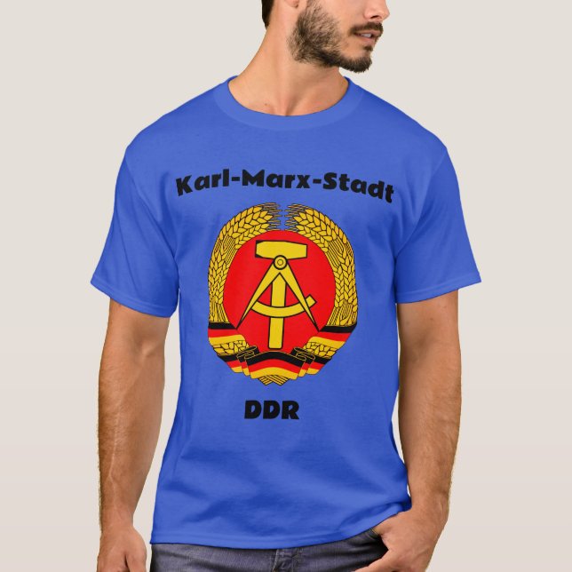 Karl Marx Stadt, DDR, Ostdeutschland, DDR - Chemni T-Shirt (Vorderseite)