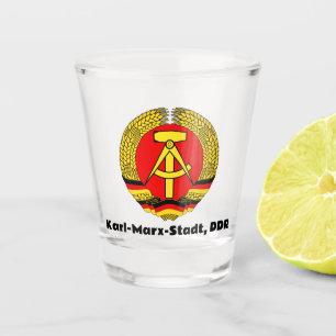 Karl Marx Stadt, Deutsche Republik Schnapsglas