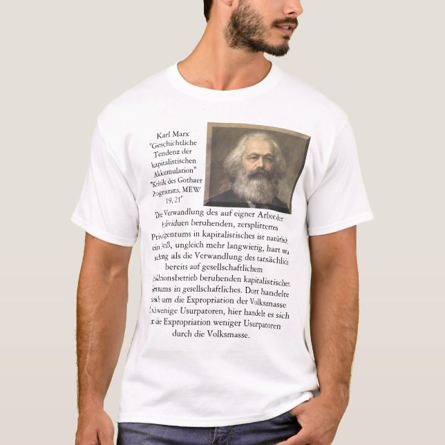 Karl Marx T-Shirt (Vorderseite)