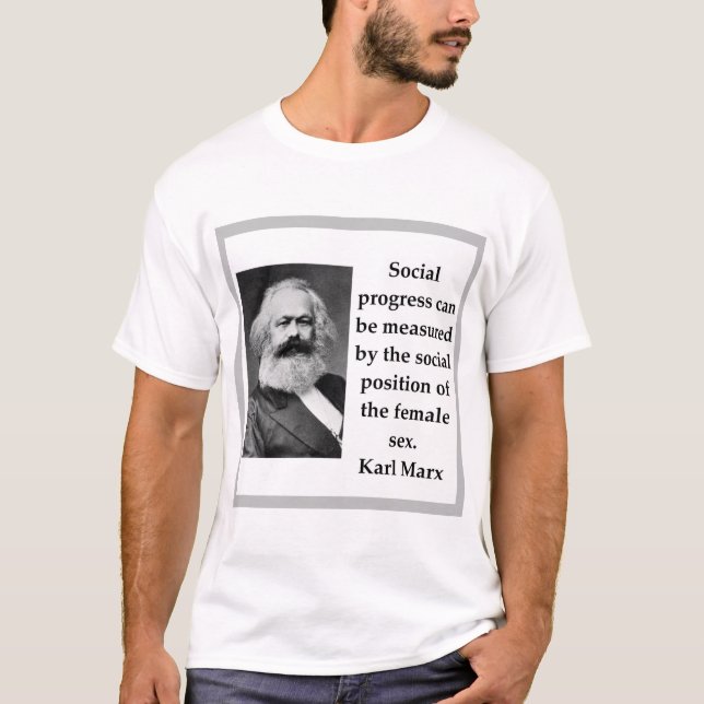 Karl Marx T-Shirt (Vorderseite)