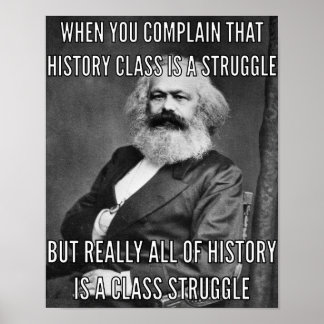 Karl Marx und der Kampf Poster