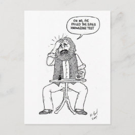 Karl Marx versage SPGB-Test Postkarte