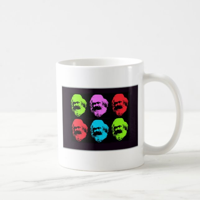 Karl- Marxcollage Kaffeetasse (Rechts)