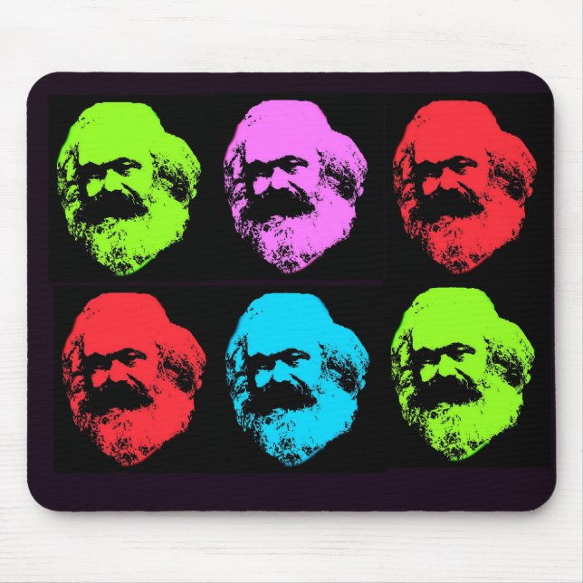Karl- Marxcollage Mousepad (Vorne)