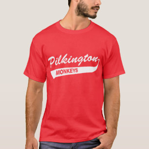 Karl Pilkington Monkeys le T-shirt rouge