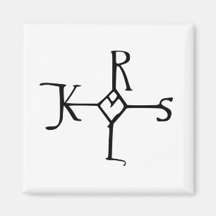 Karlemagne-Monogramm Magnet