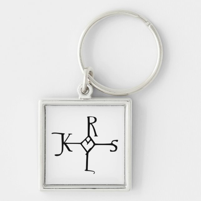 Karlemagne-Monogramm Schlüsselanhänger (Vorne)