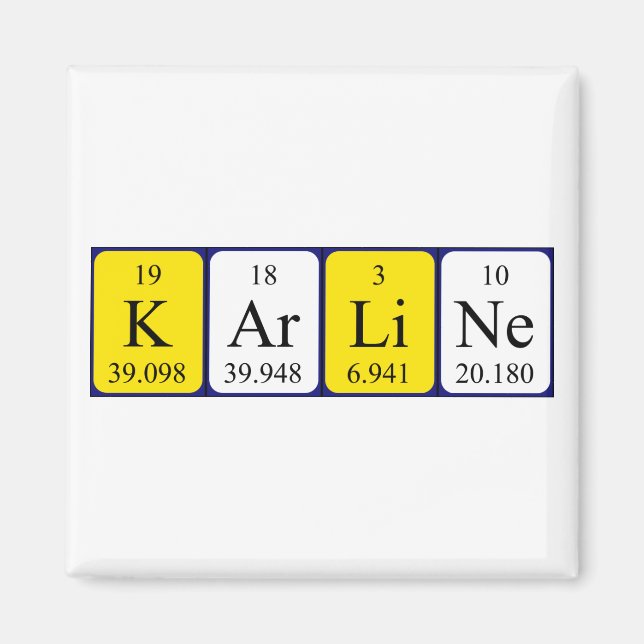 Karline-Periodenmagnet Magnet (Vorne)