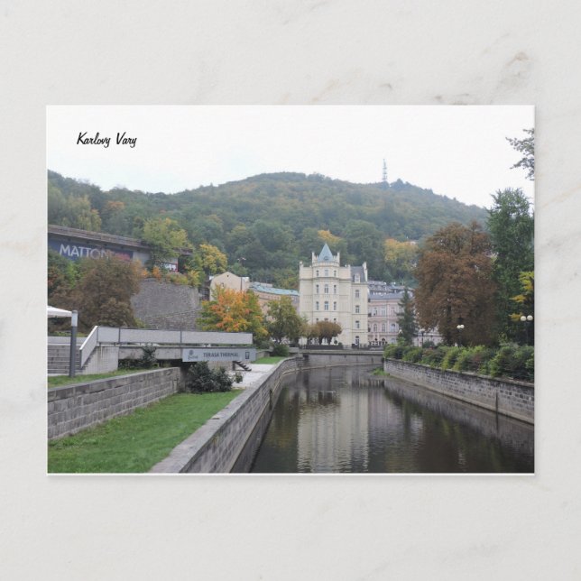 Karlovy Vary Postkarte (Vorderseite)