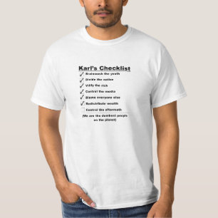 Karls Checkliste T-Shirt