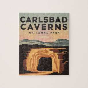 Karlsbad Caverns National Park Travel Poster