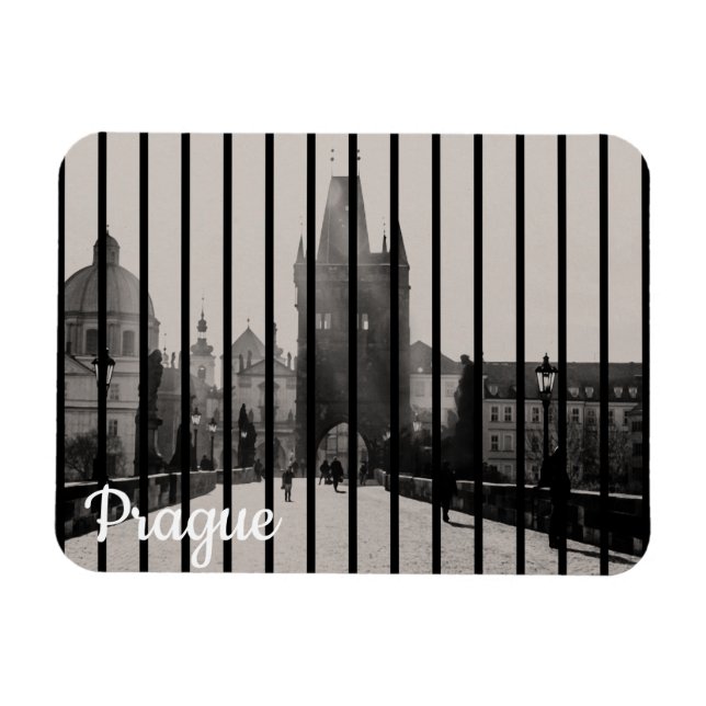 Karlsbrücke in Prag Magnet (Horizontal)