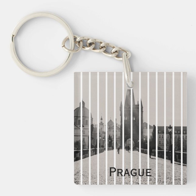 Karlsbrücke in Prag Schlüsselanhänger (Vorderseite)
