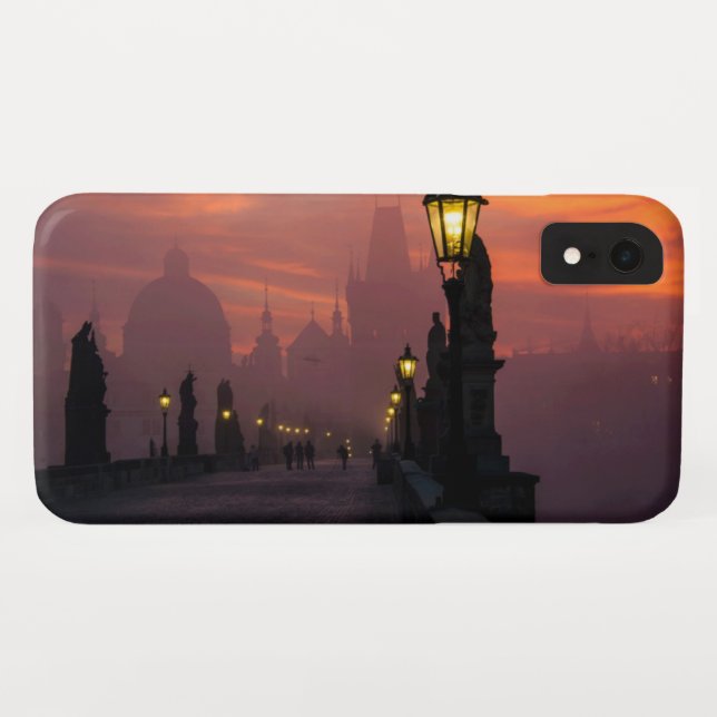 Karlsbrücke Prag Case-Mate iPhone Hülle (Rückseite (Horizontal))