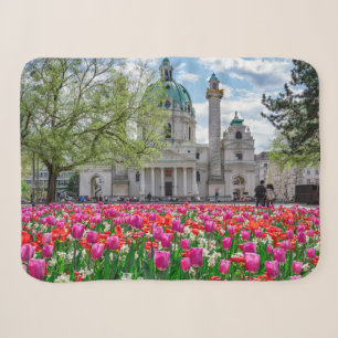 Karlskirche im Frühjahr in Wien, Österreich Sherpadecke