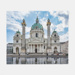 Karlskirche in Wien, Österreich Fleecedecke