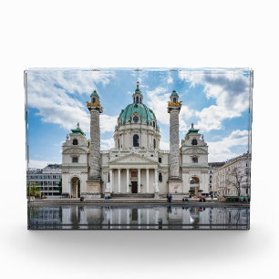 Karlskirche in Wien, Österreich Fotoblock